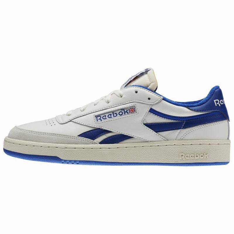 Reebok Revenge Plus Vintage Tenisky Panske - Biele/Námornícka Modrá KB9538ON